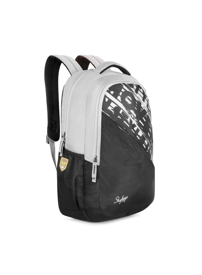 سكاي باجز Skybags Fuse Plus 22 Liters Backpack with 17 Inch Laptop Compartment for Men & Women, Side Bottole Pocket, Organiser with Key Chain Holder, Padded Back & Shoulder Strap (Grey) - Image 5
